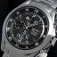 Seiko Premier Chronograph Black Dial Stainless Steel Mens Watch SPC051P1
