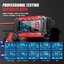 Foxsur FTC-1206 เครื่องทดสอบแบตเตอรี่2 in 1 + เครื่องวิเคราะห์แบตเตอรี่ตะกั่วกรดสำหรับรถจักรยานยนต์รถยนต์12V ชาร์จแบตเตอรี่อัจฉริยะ