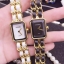 นาฬิกา cn premier gold & white ladies watch สายสีขาว