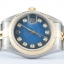 นาฬิกา Rolex DateJust Rose เกรด Mirror หน้าปัดสีฟ้า สายสีทองสลับเงินสวยสุดๆ