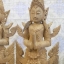 เทพพนม​ ศิลปะพม่า​ แกะจากไม้สัก​ สูง​24นิ้ว
