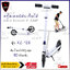 Elit สกู๊ตเตอร์ล้อยาง 2 ล้อ สำหรับเด็กโตและผู้ใหญ่ สกู๊ตเตอร์พับเก็บได้ Adult Scooter XZ-126 - สีขาว