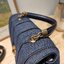 TORY BURCH KIRA DENIM SMALL SATCHEL (แอดไลน์ก่อนสั่งซื้อ)