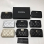 กระเป๋าสตางค์ cn caviar skin coin or card wallet สีดำ เงิน ทอง ใบสั้น ใส่เหรียญใส่การ์ด