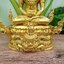 รูปหล่อ พระจักรพรรดิ สีทอง ทรงเครื่อง ฐานประทับราหูและพญานาค เนื้อเหล็กน้ำพี้ (หน้าตัก5นิ้ว) #เข้าพิธีปลุกเสกแล้ว