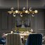 โคมไฟแขวนเพดานโป๊ะโคมทรงเพชรคลิสตัลใสโครงสีทองสไตล์โมเดิร์น Luxury [8367-CRL]