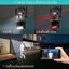 ICSEEกล้องรักษาความปลอดภัย4K WiFi เลนส์คู่8MP, กล้องรักษาความปลอดภัยกันน้ำกล้องวงจรปิดเฝ้าระวังวิดีโอตำรวจไฟเตือนกล้อง IP