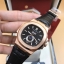 นาฬิกา Patek Philippe รุ่น Men"s Nautilus Annual Calendar งาน Mirror Swiss หน้าน้ำดำ