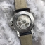 นาฬิกา Panerai รุ่น Luminor GMT ขอบเงิน สายหนังแท้นํ้าเงิน
