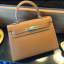 กระเป่า hm kelly epsom 28 cm สีน้ำตาล