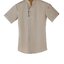 เสื้อฟอร์มพนักงานร้านอาหารกาแฟโรงแรม แขนสั้น F6908001 ดำ แดง เบจ S-4XL