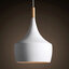 โคมไฟแขวนเพดานสีขาวสไตล์นอร์ดิก สไตล์ญี่ปุ่น มีหัวไม้เนื้อแข็ง [D076-White-Wood-Head]
