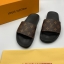 รองเท้าแตะ lv sandal ชาย ลาย monogram size 38-45 สีดำและน้ำตาล