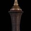 มีดหมอ (มีดลูกพราห์ม) ใบเหล็กดามัสกัส (เหล็กลาย ขึ้นรูปตีเหล็กด้วยโลหะอาถรรพ์ ตีเหล็ก 300ชั้น งานทำมือ) (ยาว9นิ้ว) ปี2563 #รับประกันแท้ - หลวงพ่อเล็ก วัดท่าขนุน