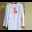 เสื้อขาว โอม พระพิฆเนศ ตรีศูล ขลิบแทบแดง