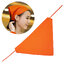 หมวกเชฟ หมวกพ่อครัว หมวกแม่ครัว หมวกพนักงานเสริฟ ผ้าสามเหลี่ยมโพกหัว H6212003 สีภาพ ONE SIZE