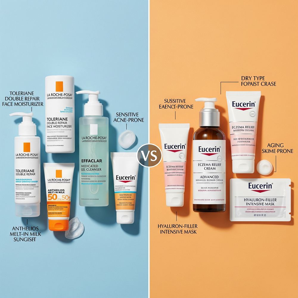 เปรียบเทียบกันแดด La Roche-Posay vs Eucerin ตัวไหนเหมาะกับผิวคุณ?